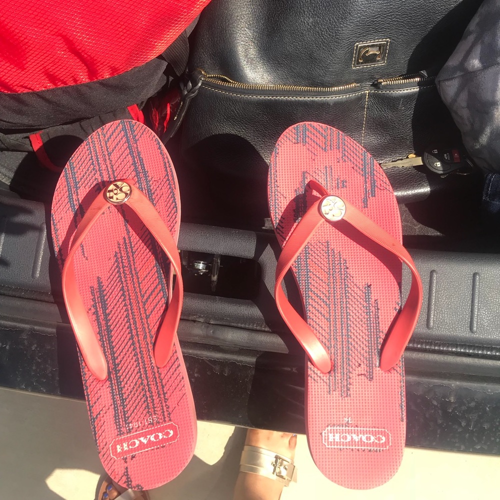 Coach Flip Flops